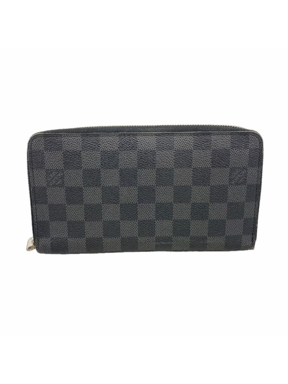 Louis Vuitton Wallet Damier Graphite Zippy Organizer Black Gray